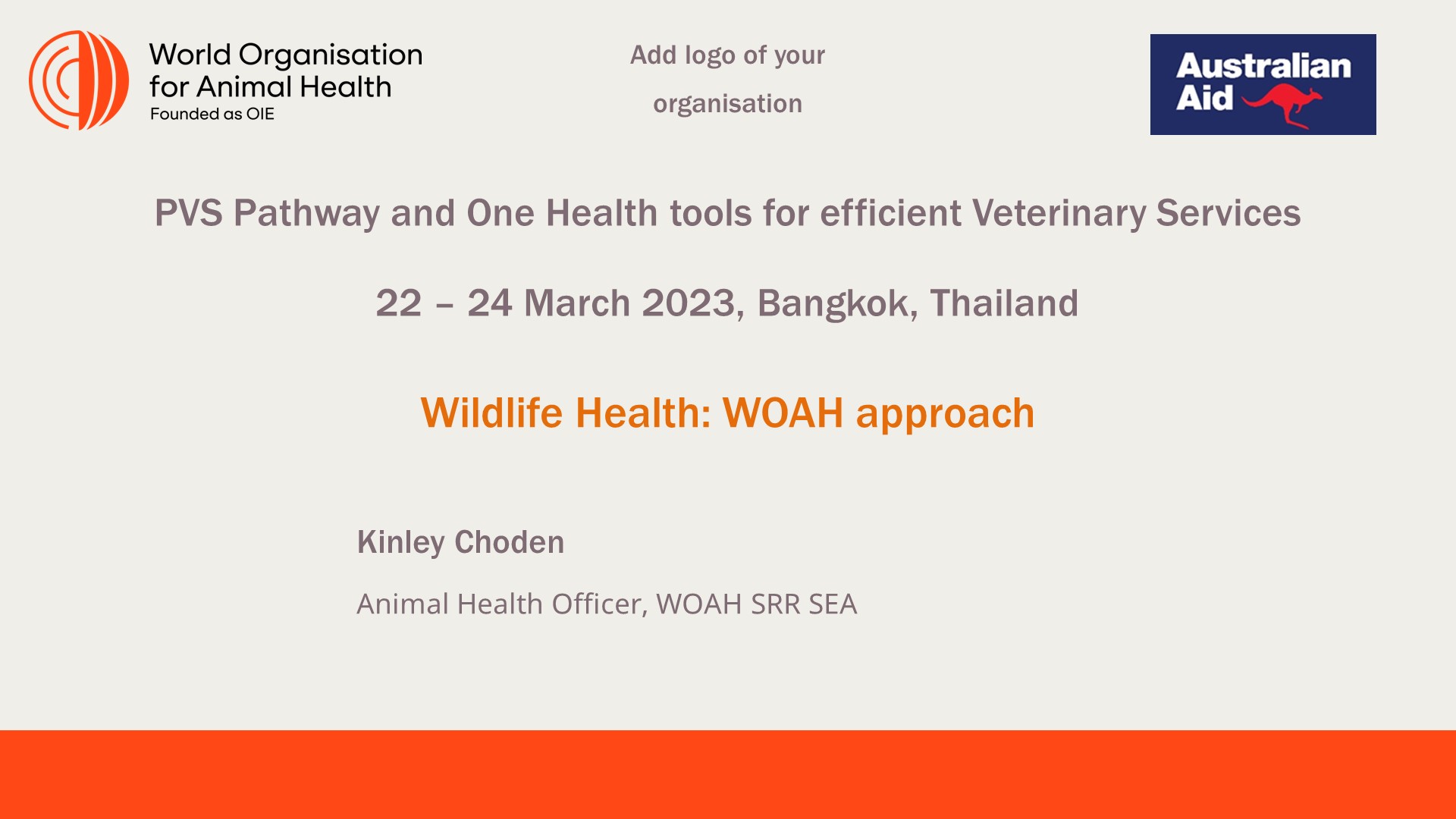 Day 2 S5 Kinley Choden WOAH WHF