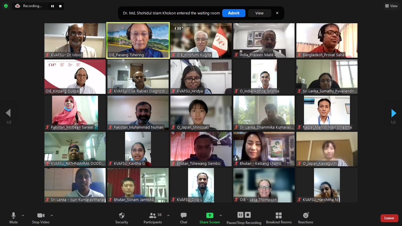 OIE Virtual Training Series on Rabies Serology for SAARC Region - WOAH ...