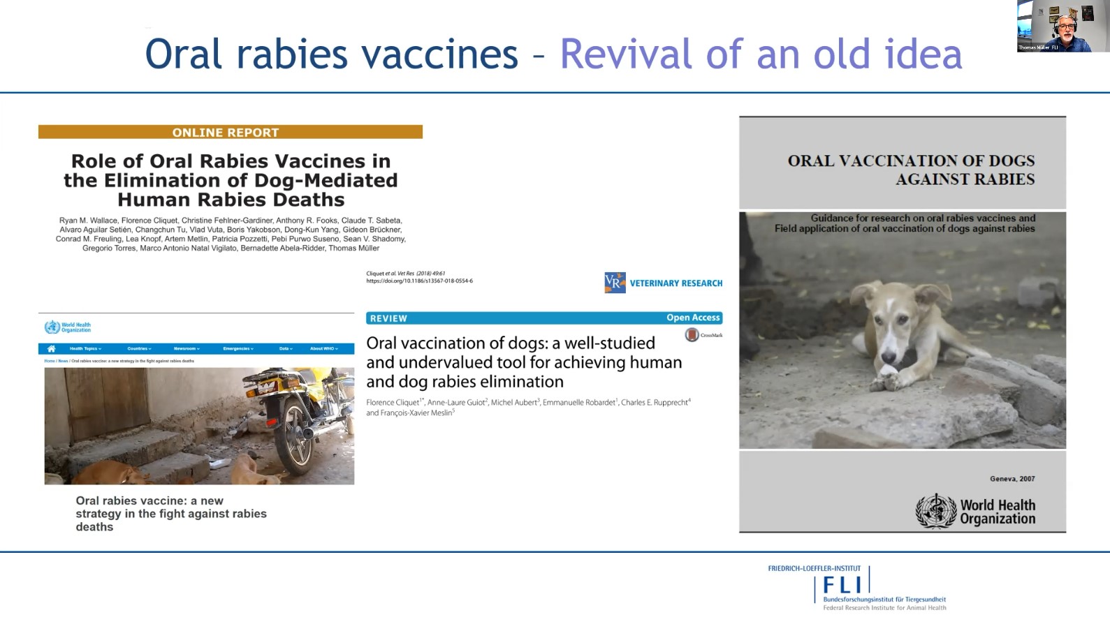 Oral rabies vaccine for 2024 dogs